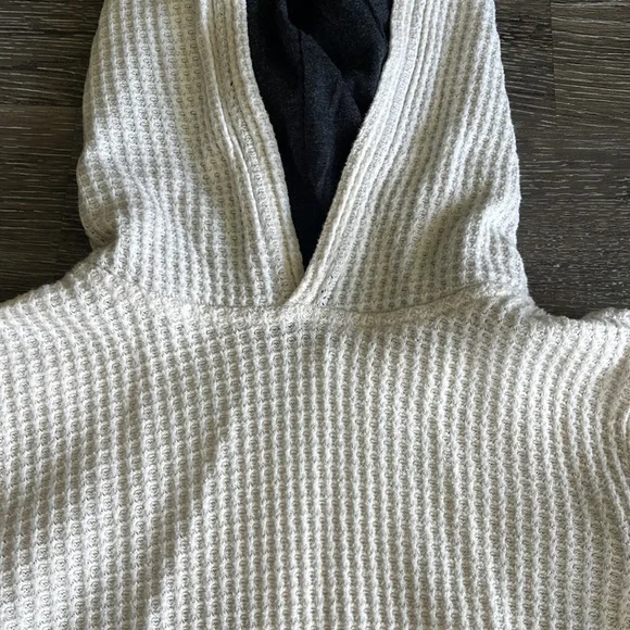 Waffle sweater hoodie - Picture 2 of 5